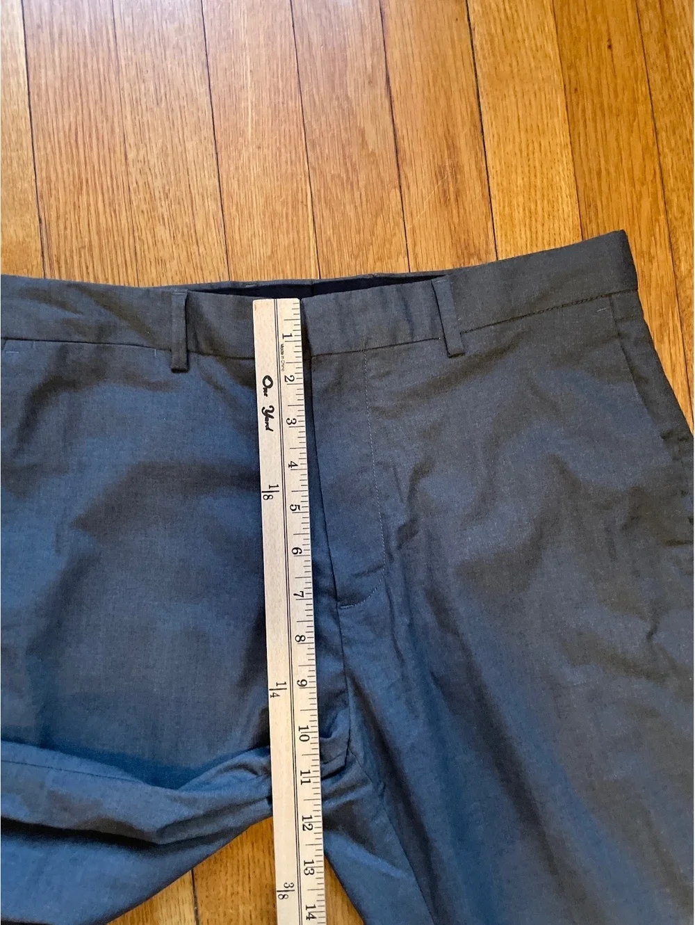 Banana Republic Men’s Core Temp Slim Pants Charcoal Gray 31x30 Non-Iron Stretch